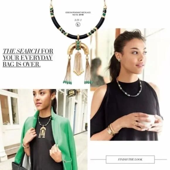 Stella & Dot Odeon Pendant Necklace - Picture 6 of 12